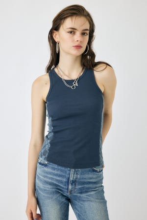 MOUSSY | LACE DOCKING タンクトップ (タンクトップ ) |SHEL