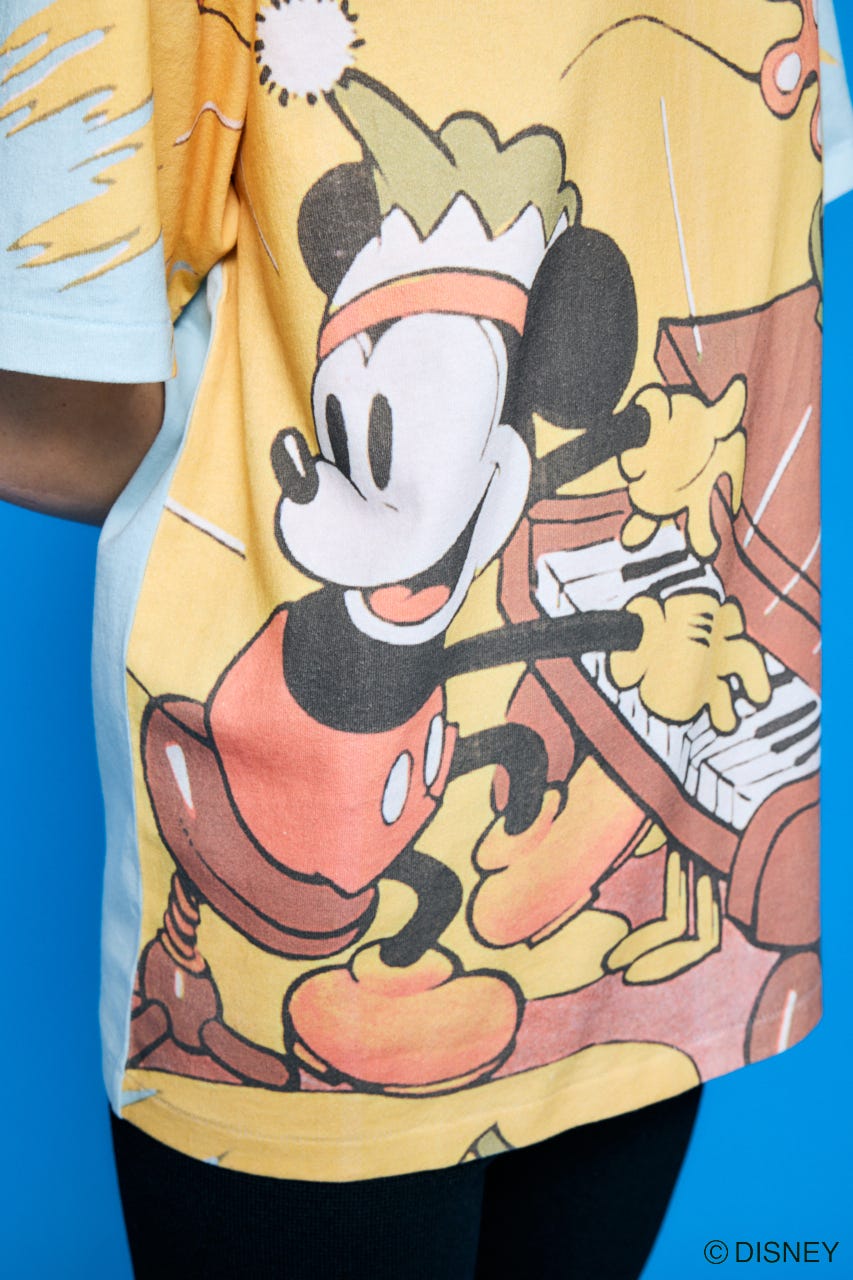 Disney SERIES CREATED by MUS | MD RETRO BIG Tシャツ / MICKEY (T