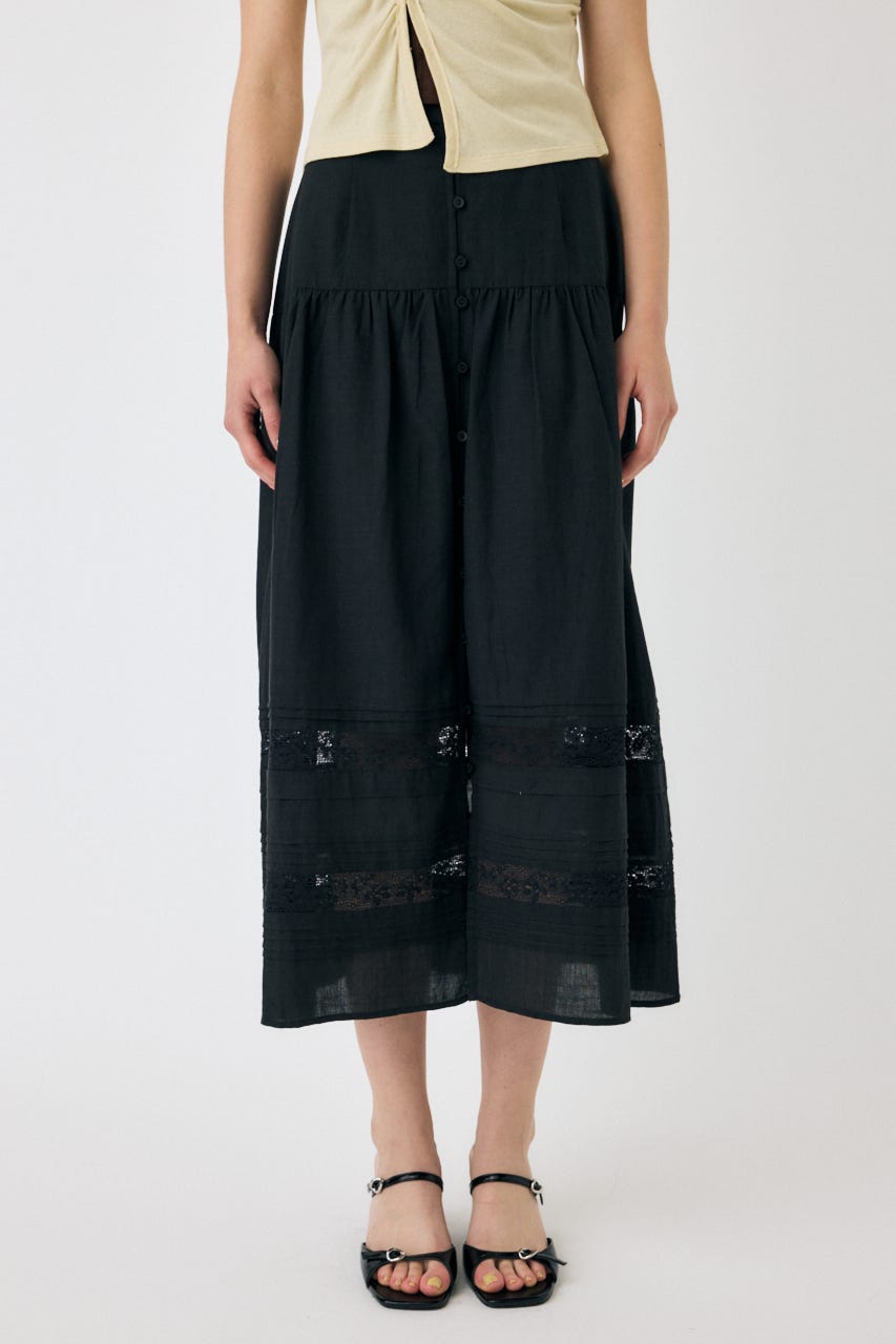 MOUSSY | COTTON マキシスカート (スカート(ロング) ) |SHEL