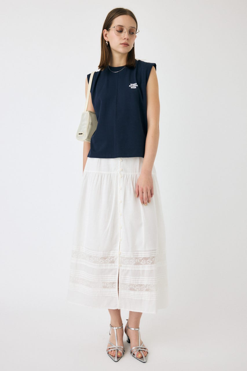 MOUSSY | COTTON マキシスカート (スカート(ロング) ) |SHEL