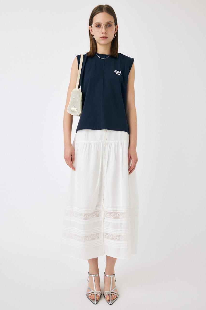 MOUSSY | COTTON マキシスカート (スカート(ロング) ) |SHEL