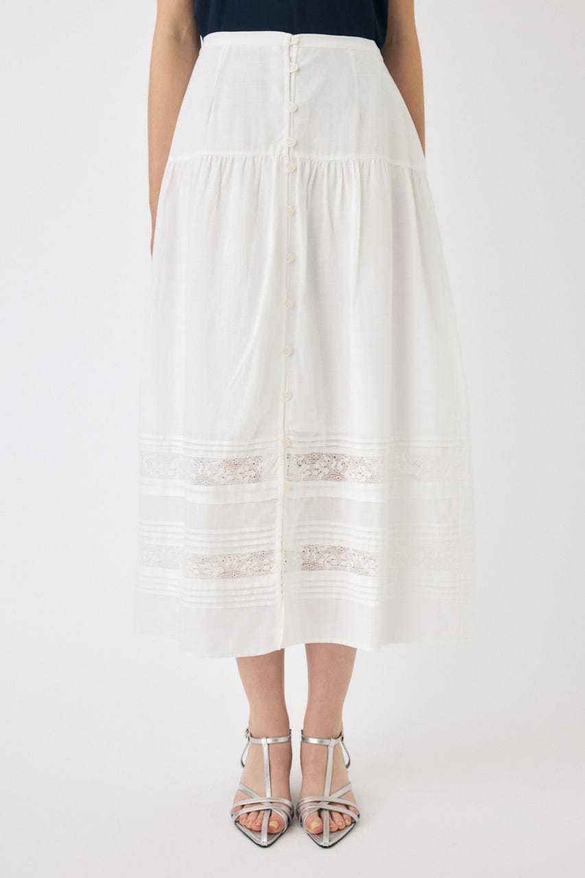 MOUSSY | COTTON マキシスカート (スカート(ロング) ) |SHEL