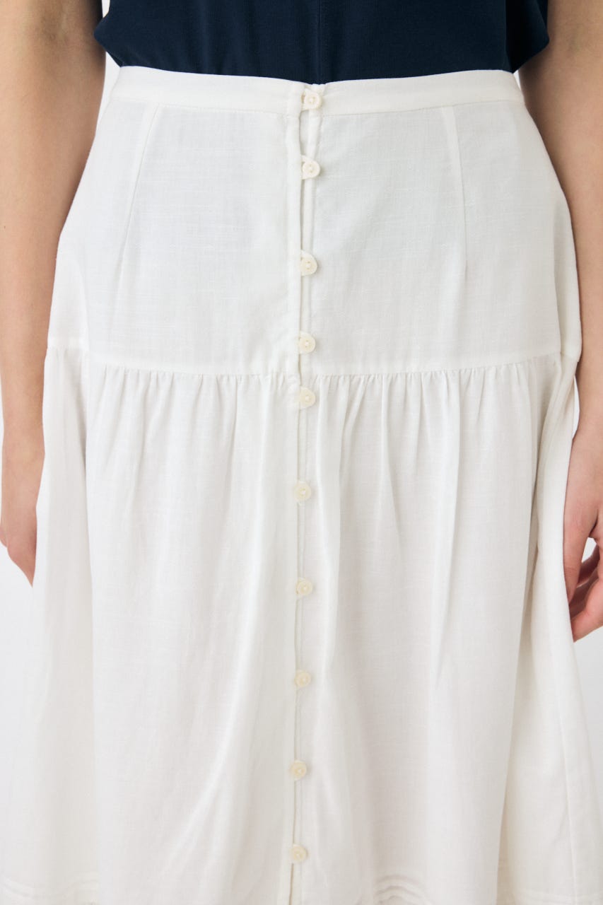 マキシページ MOUSSY | COTTON マキシスカート (スカート(ロング) ) |SHEL