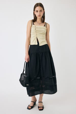 MOUSSY | COTTON マキシスカート (スカート(ロング) ) |SHEL