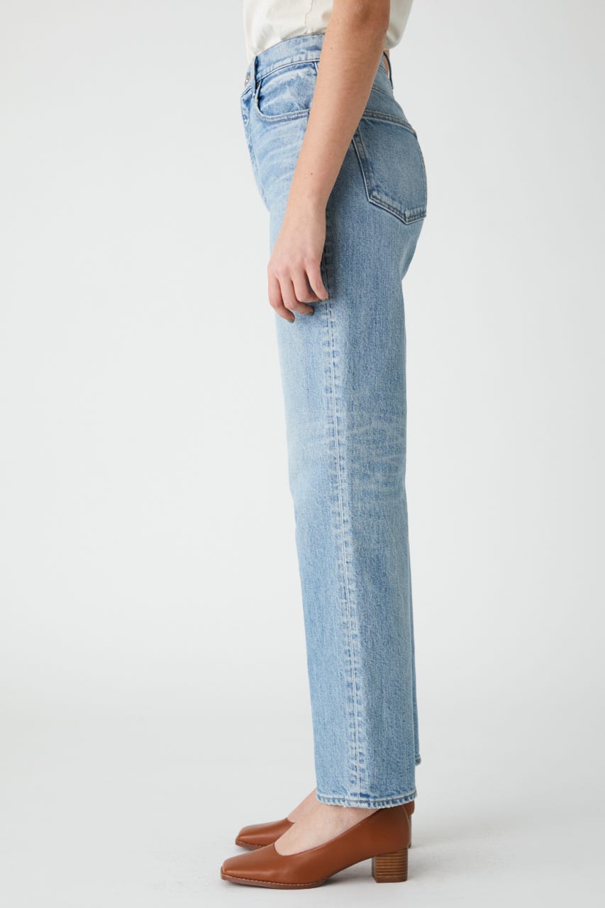 新品タグ付き　MOUSSY　PLAIN JEANS STRAIGHT 25サイズ MOUSSY マウジー moussy PLAIN JEANS STRAIGHT SLIM （ブルー