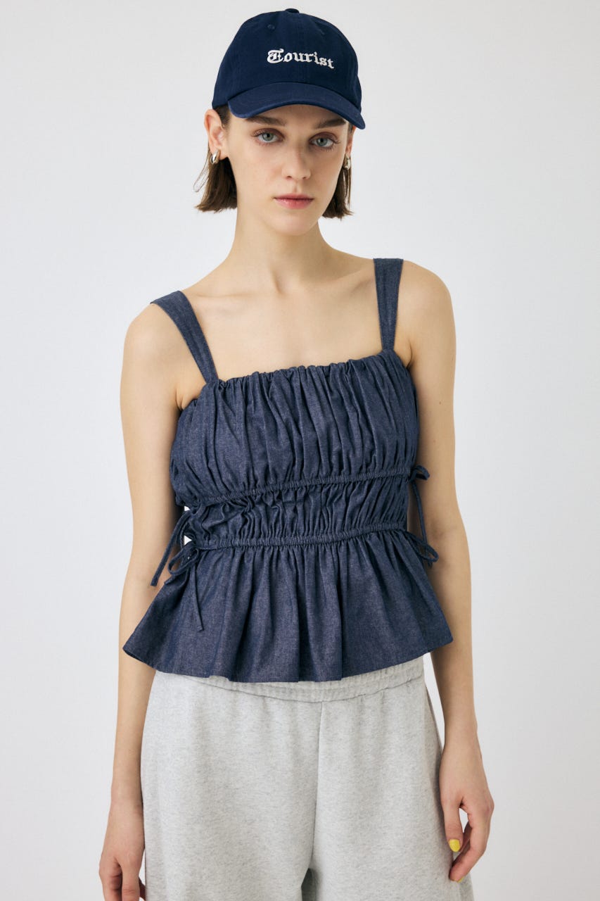 moussy デニム キャミソール ビスチェ MOUSSY | DENIM LIKE GABBY キャミ (キャミソール ) |SHEL'TTER