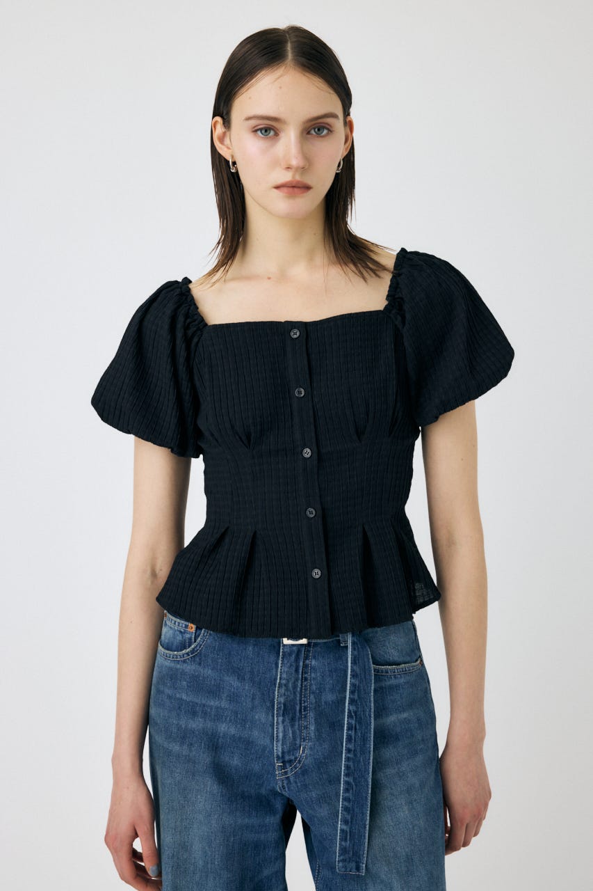 たぬき 希少 MOUSSY | BALLOON SLEEVE トップス (シャツ・ブラウス ) |SHEL トップス