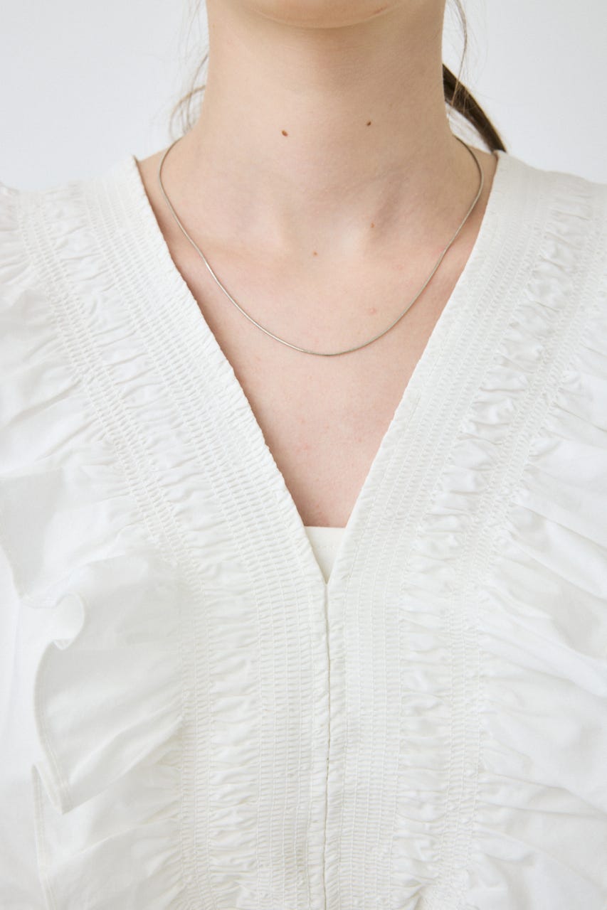 MOUSSY | SHIRRING RUFFLE PEPLUM トップス (その他トップス