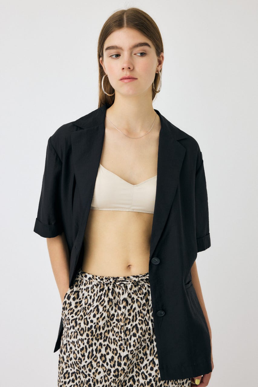MOUSSY◆トップス/FREE/ポリエステル/GRY/無地/010HAS30-1511// MOUSSY(マウジー) / トップス/FREE/ポリエステル/GRY/無地