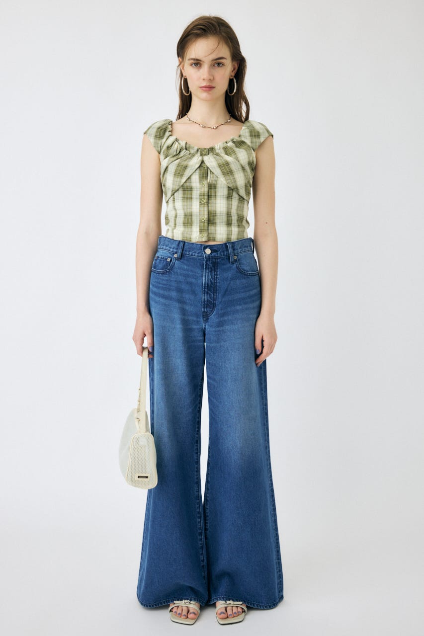 MOUSSY | LAYERED GATHERED ブラウス (シャツ・ブラウス ) |SHEL