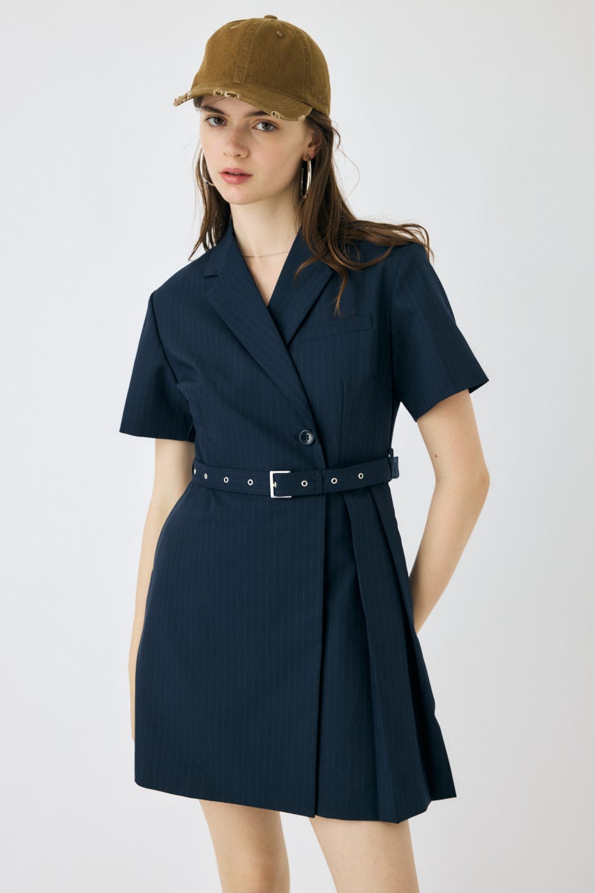 LILY BROWN（リリーブラウン）の「ダブルブレストミニワンピース