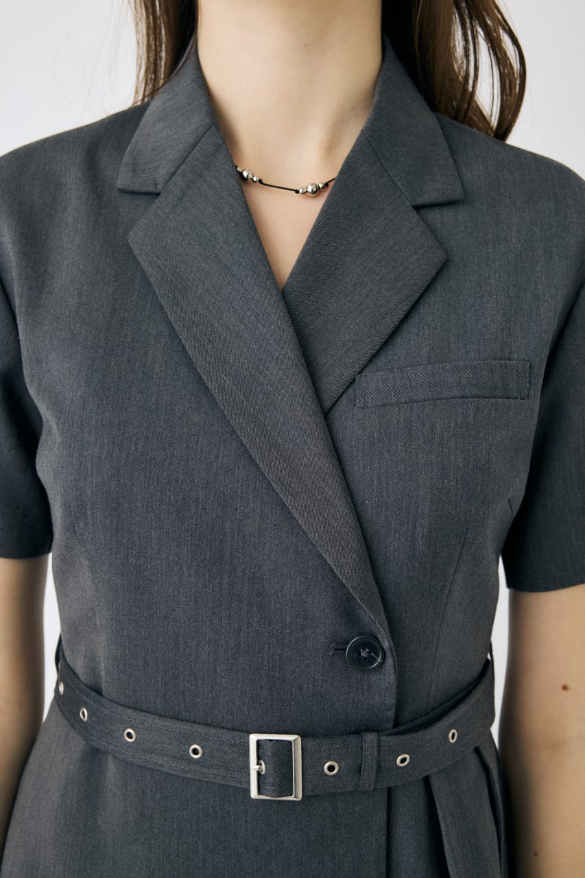【完売品】MOUSSY BLAZER PLEATS ミニドレス ミニワンピース BLAZER PLEATS ミニドレス（ワンピース）｜MOUSSY（マウジー）の