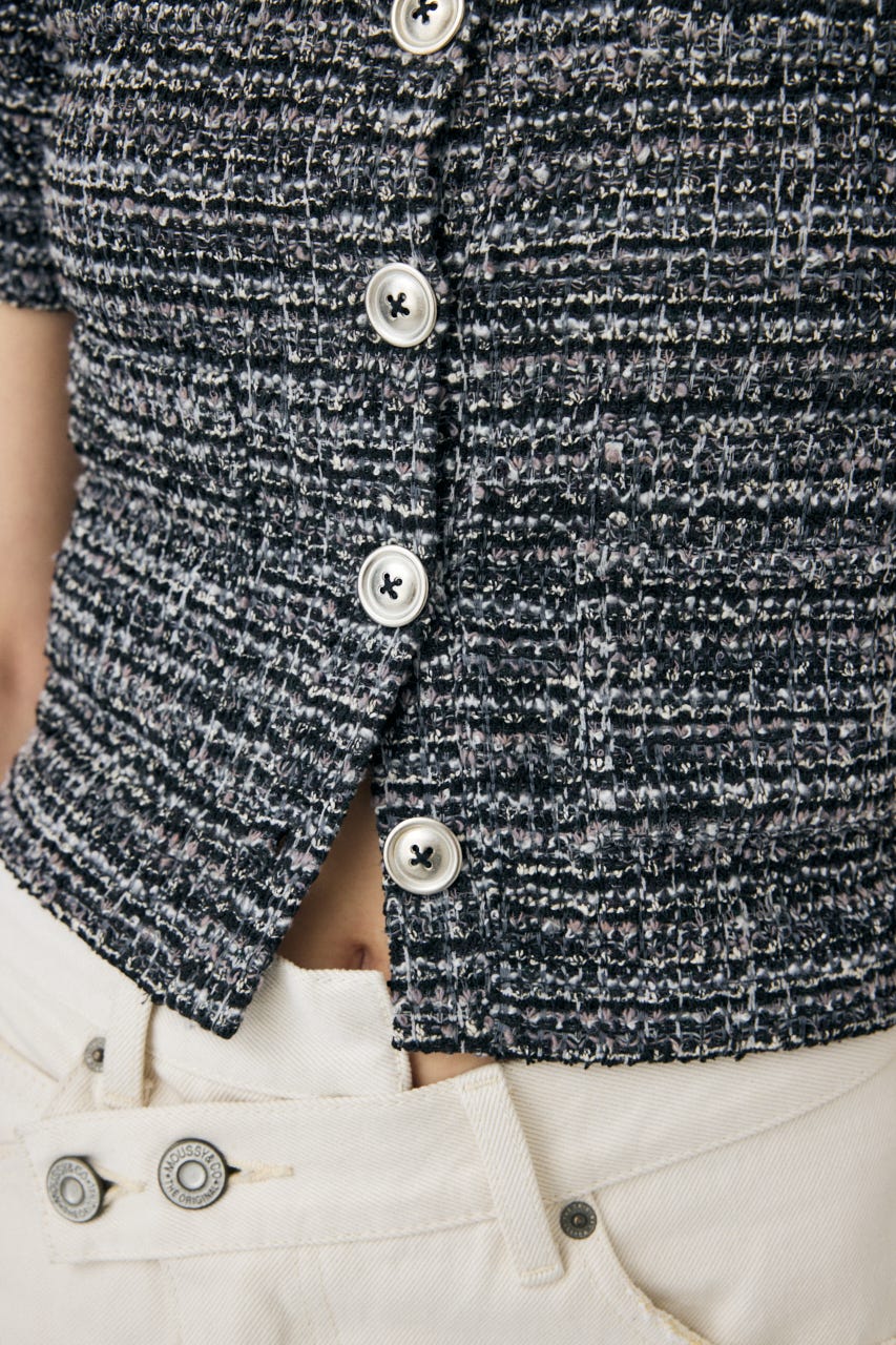 TWEED LIKE トップス moussy Tweed Like Top – MOUSSY