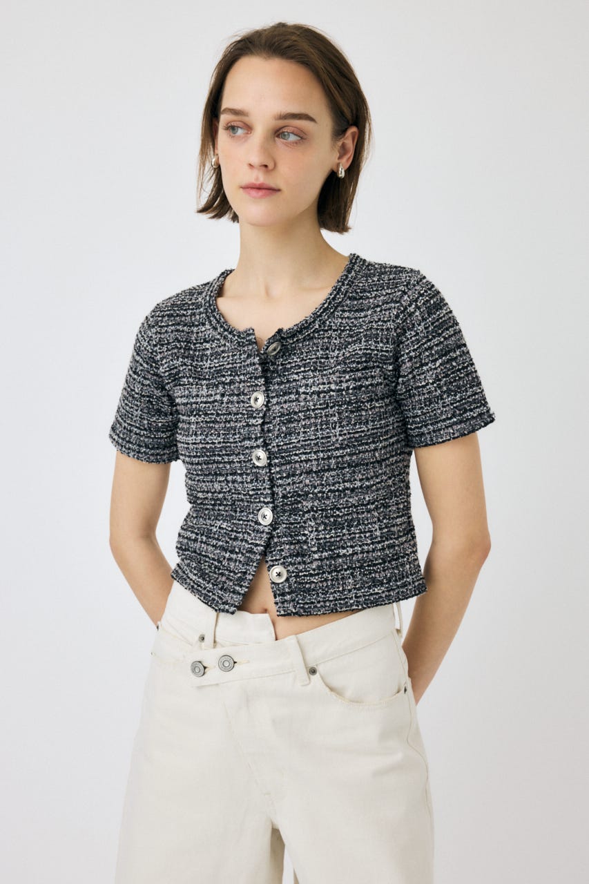 moussy SHORT TWEEDY ジャケット moussy CLASSIC TWEED ジャケット