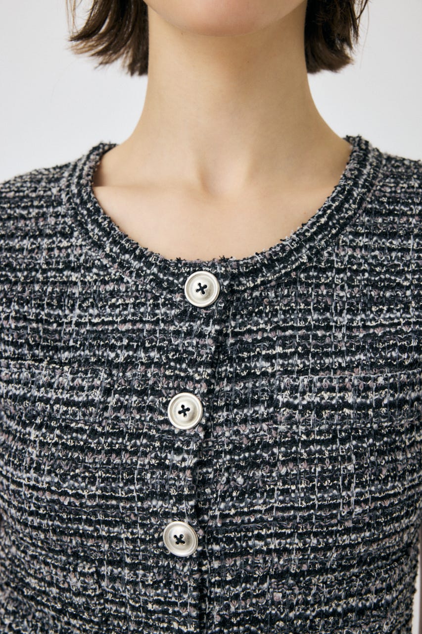 TWEED LIKE トップス moussy Tweed Like Top – MOUSSY