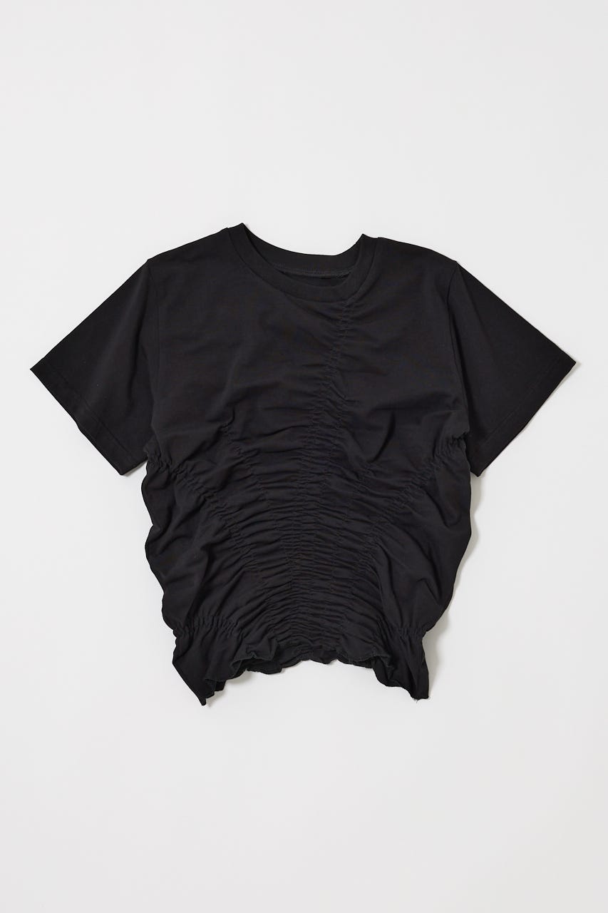【在庫あり】 MOUSSY | GATHER CUT トップス (Tシャツ・カットソー(半袖 トップス