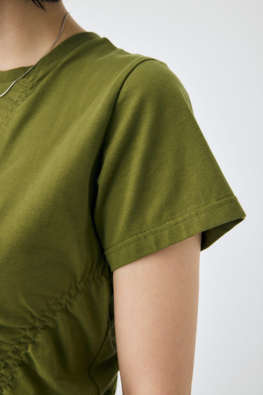 MOUSSY　マウジー　GATHER CUT トップス MOUSSY | GATHER CUT トップス (Tシャツ・カットソー(半袖