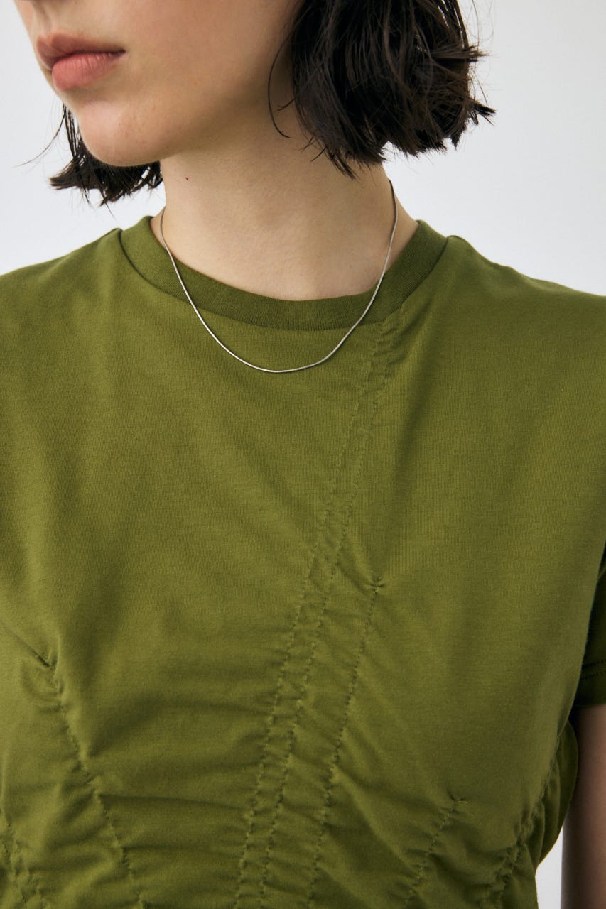 MOUSSY | GATHER CUT トップス (Tシャツ・カットソー(半袖