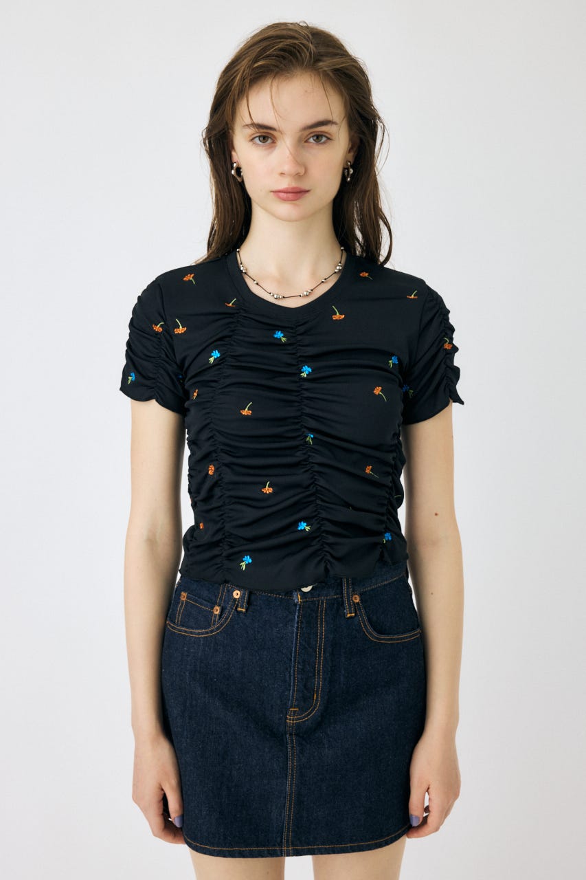 tシャツ MICRO TEE レディース ビッグロゴ クロップTシャツ / REEBOK IDENTITY BIG LOGO CROP