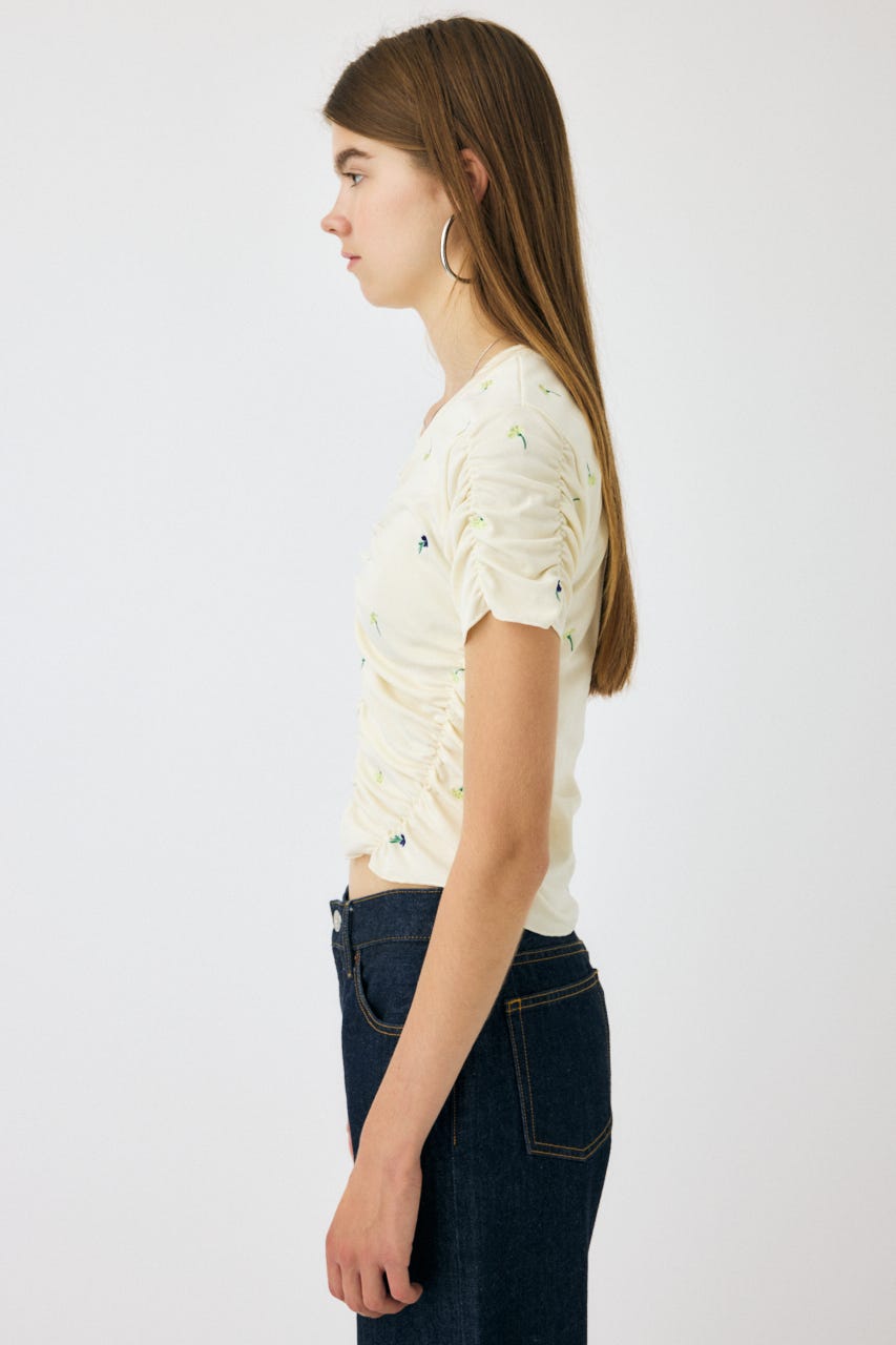 tシャツ 「WEB限定」FLORAL RANDOM GATHER Tシャツ レディース MOUSSY tシャツ 「WEB限定」FLORAL RANDOM GATHER ロング