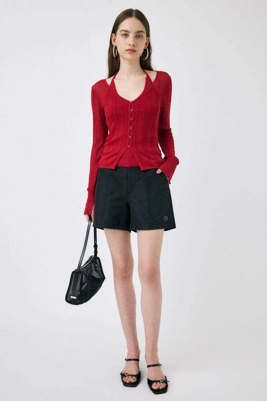 SEA RIE シー　ベロアショートネイビークルーT MOUSSY | OP WATER SIDE ショーツ (ショートパンツ ) |SHEL'TTER