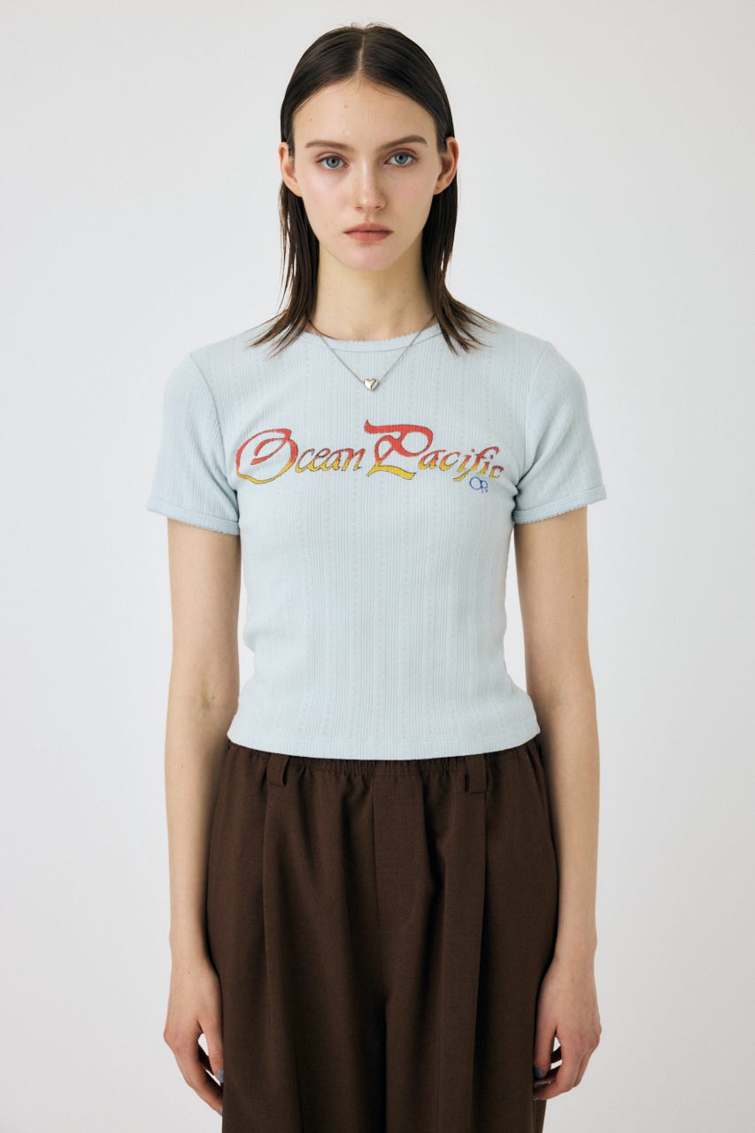 MOUSSY | OP PICOT アイレット TEE (Tシャツ・カットソー(半袖