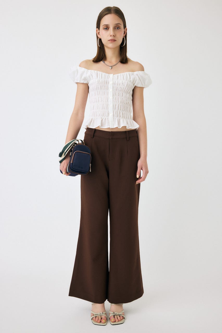 MAX MARA [ファジャーニ] テクニカル ジャージー フレア パンツ MAXMARA [ファジャーニ] テクニカル ジャージー フレア パンツ