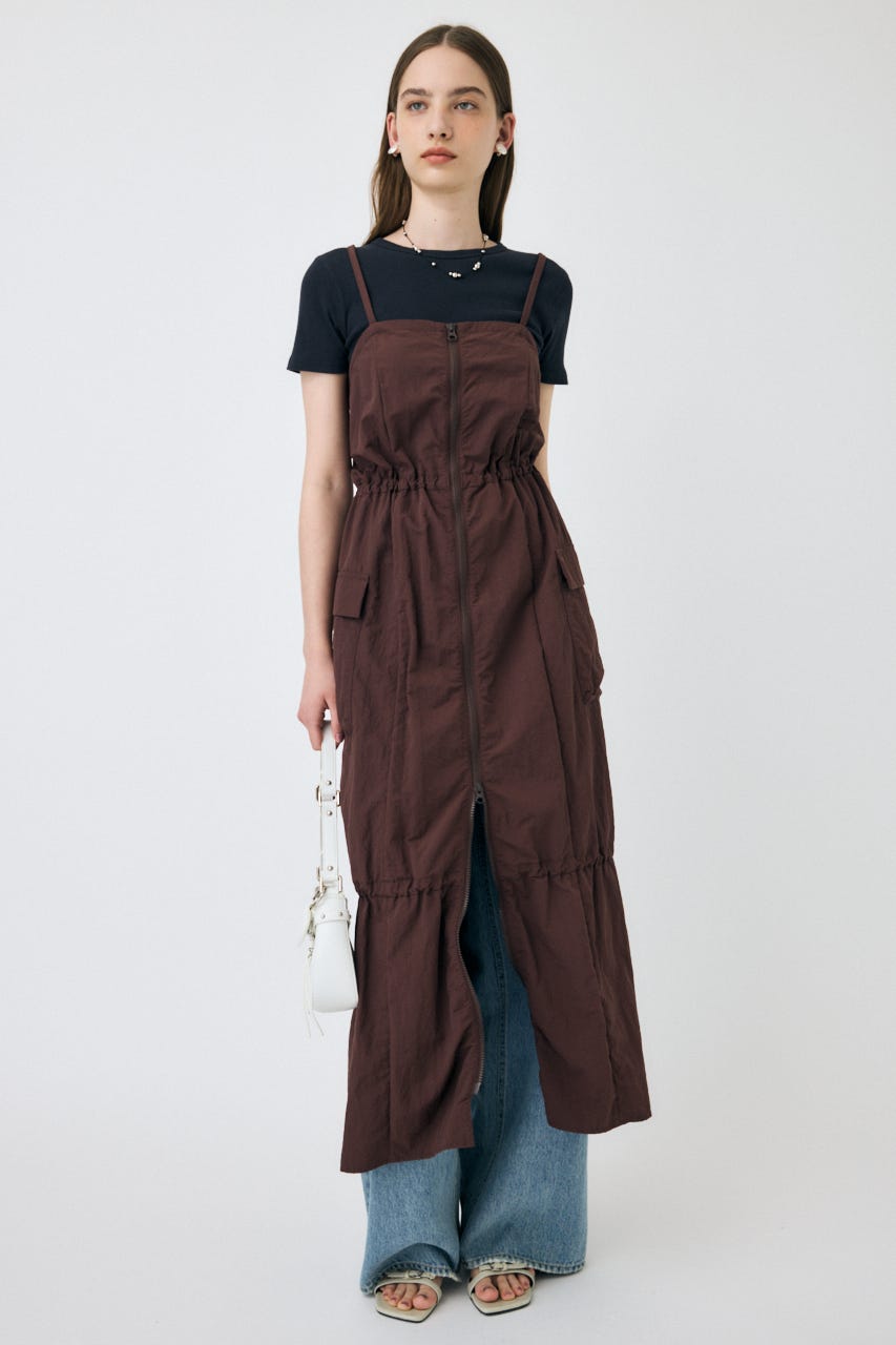 マウジー　キャミドレス MOUSSY | DOBBY DOT キャミドレス (ワンピース(ロング） ) |SHEL