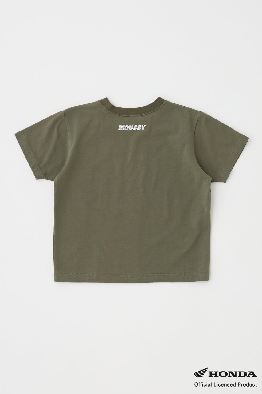 HONDA RHINESTONE TEE KHA FREE