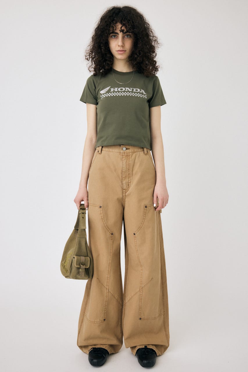 MOUSSY | HONDA RHINESTONE TEE (Tシャツ・カットソー(半袖) ) |SHEL