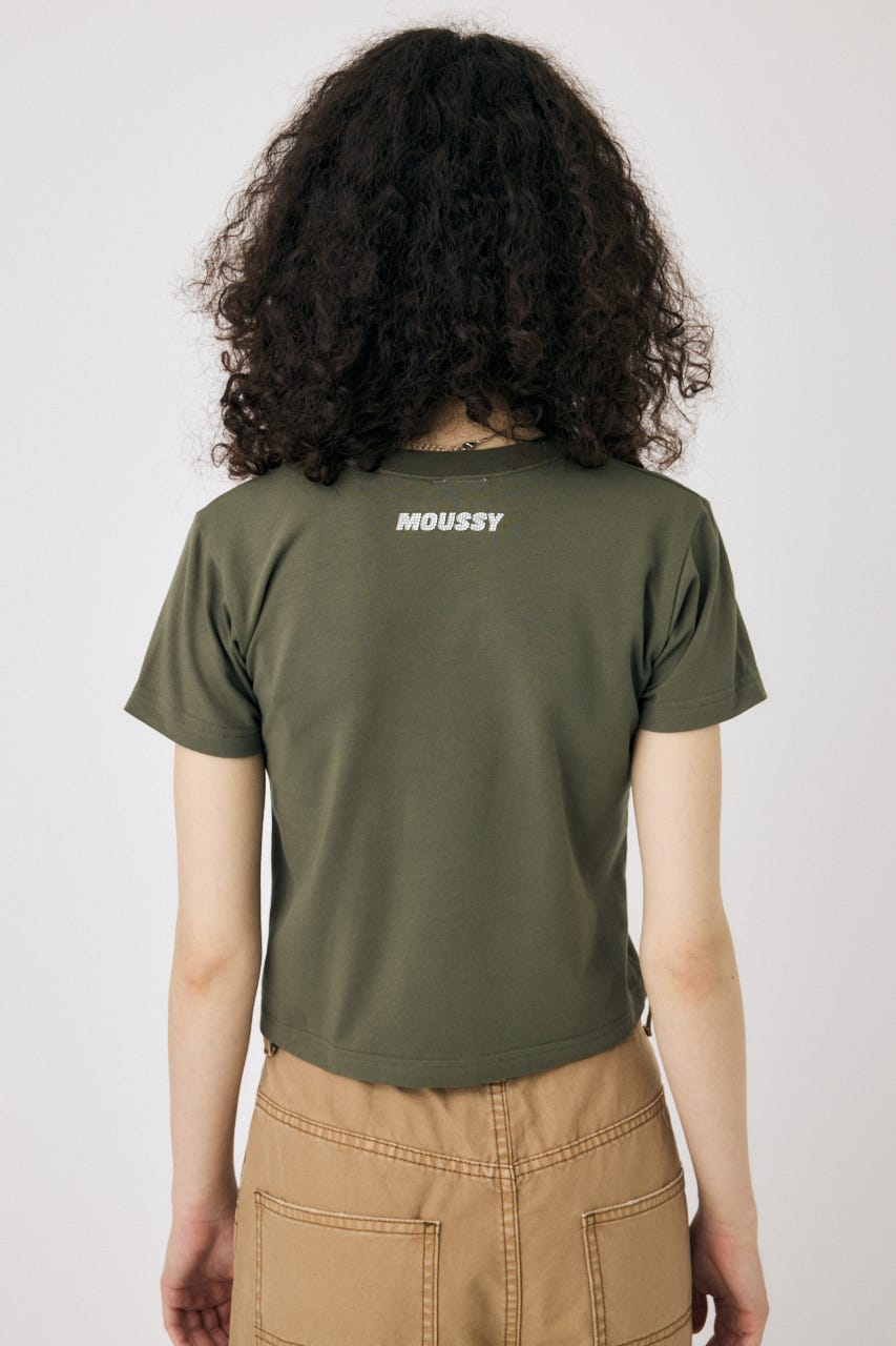HONDA RHINESTONE TEE KHA FREE