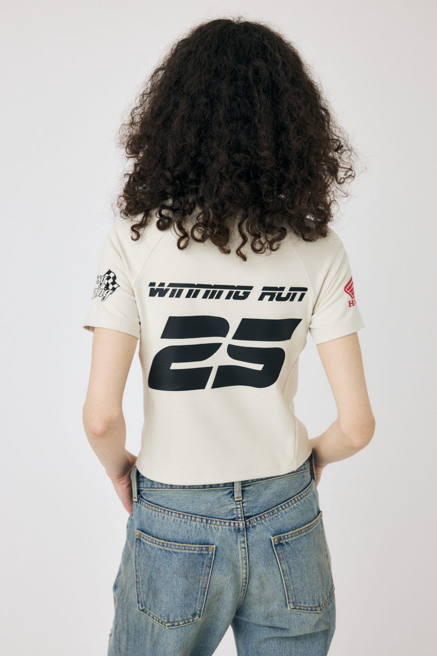 HONDA RACING TINY TEE O/WHT FREE