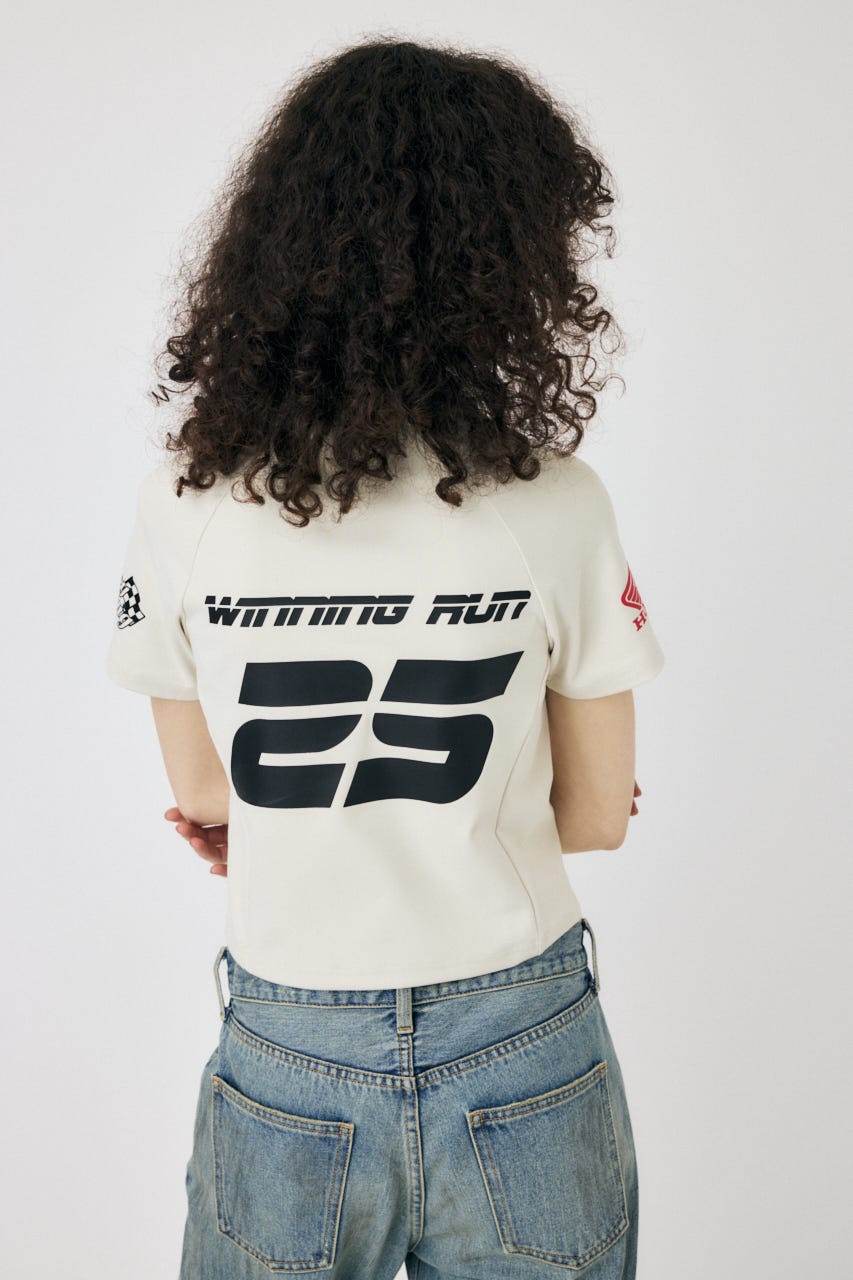 HONDA RACING TINY TEE O/WHT FREE