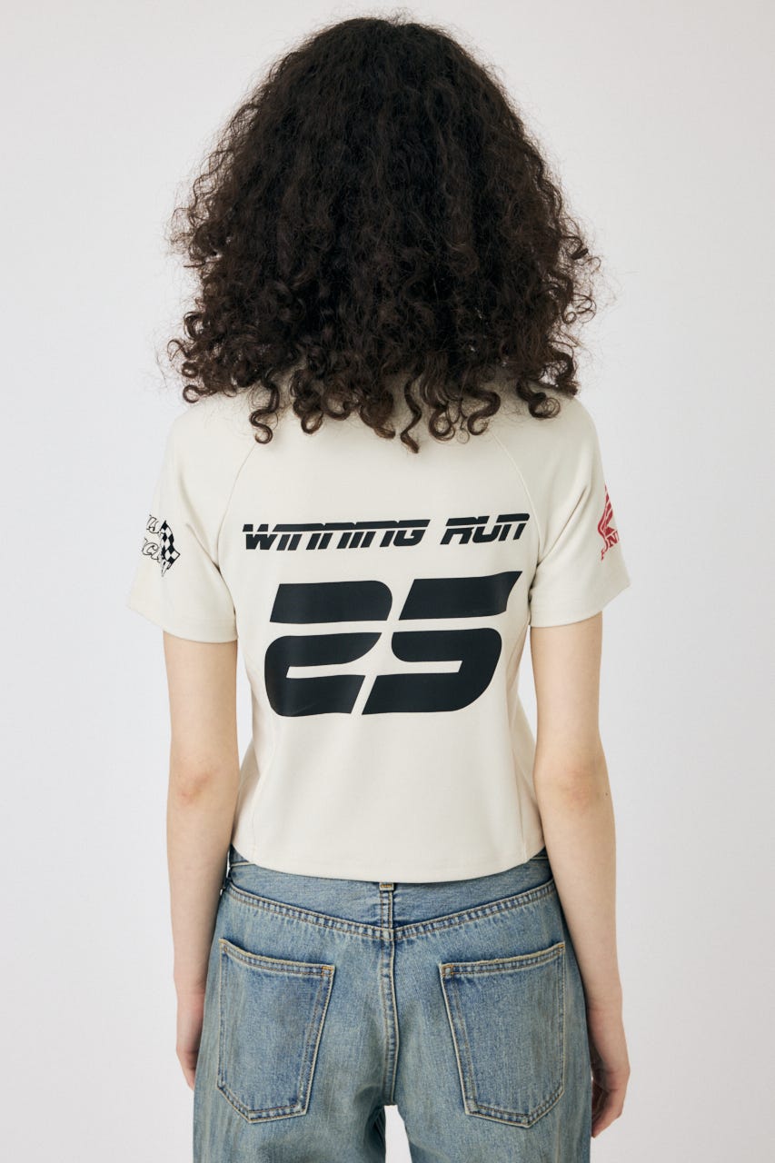 HONDA RACING TINY TEE O/WHT FREE