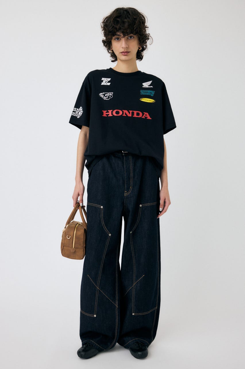 HONDA RACING BIG TEE BLK FREE
