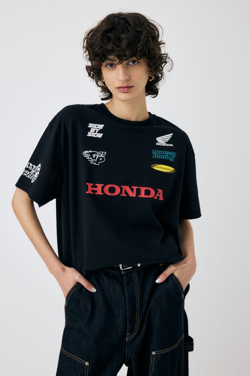HONDA RACING BIG TEE BLK FREE