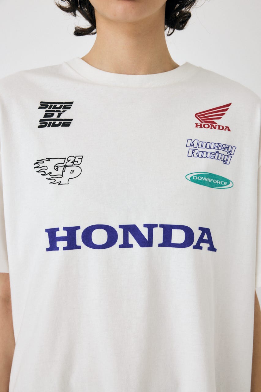 HONDA RACING BIG TEE WHT FREE