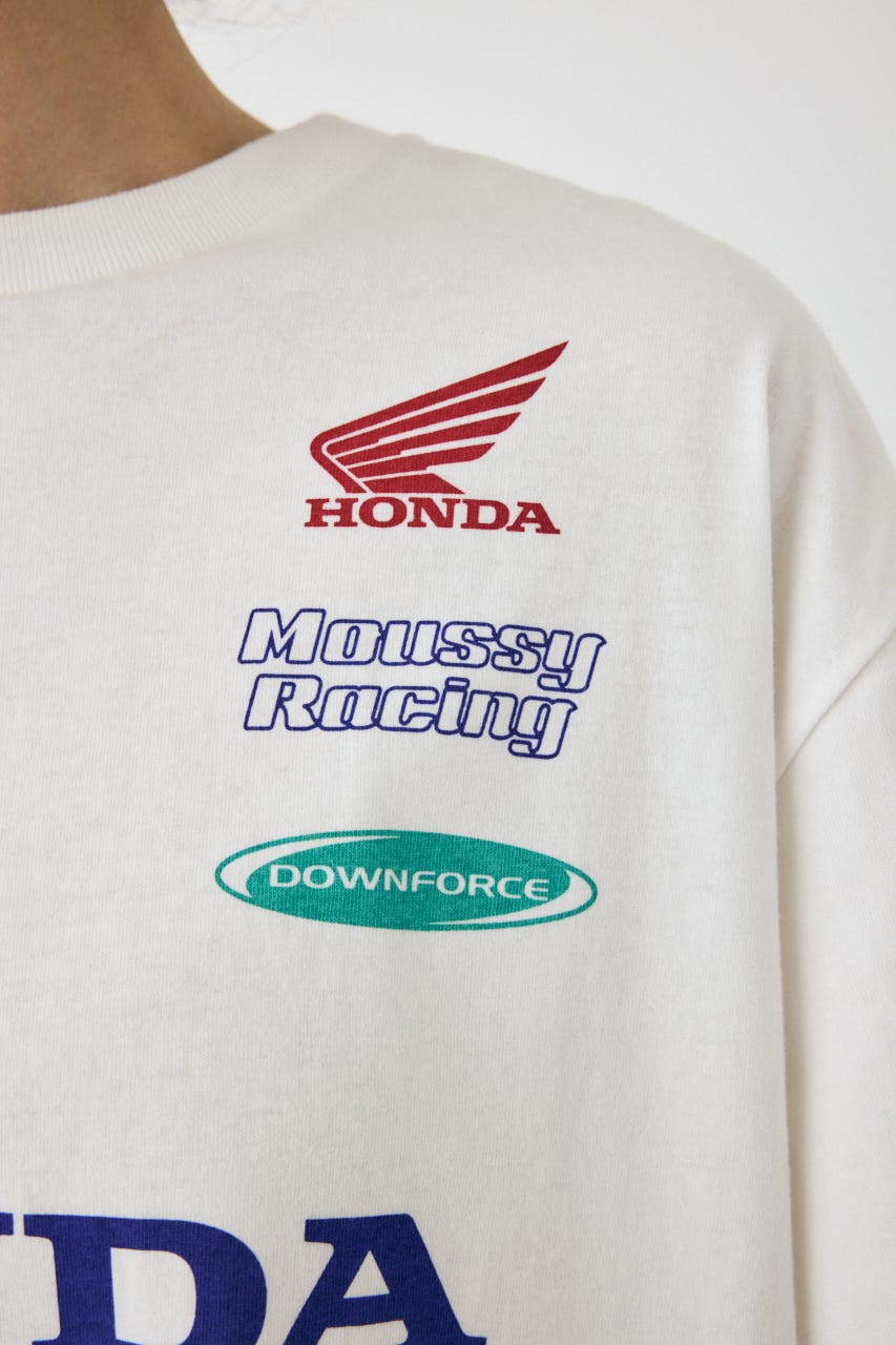 HONDA RACING BIG TEE WHT FREE