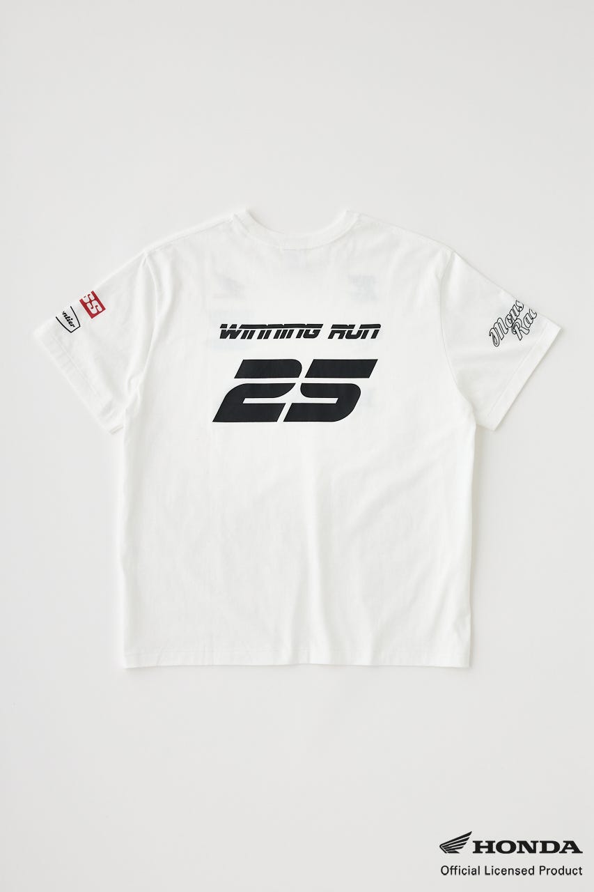HONDA RACING BIG TEE WHT FREE