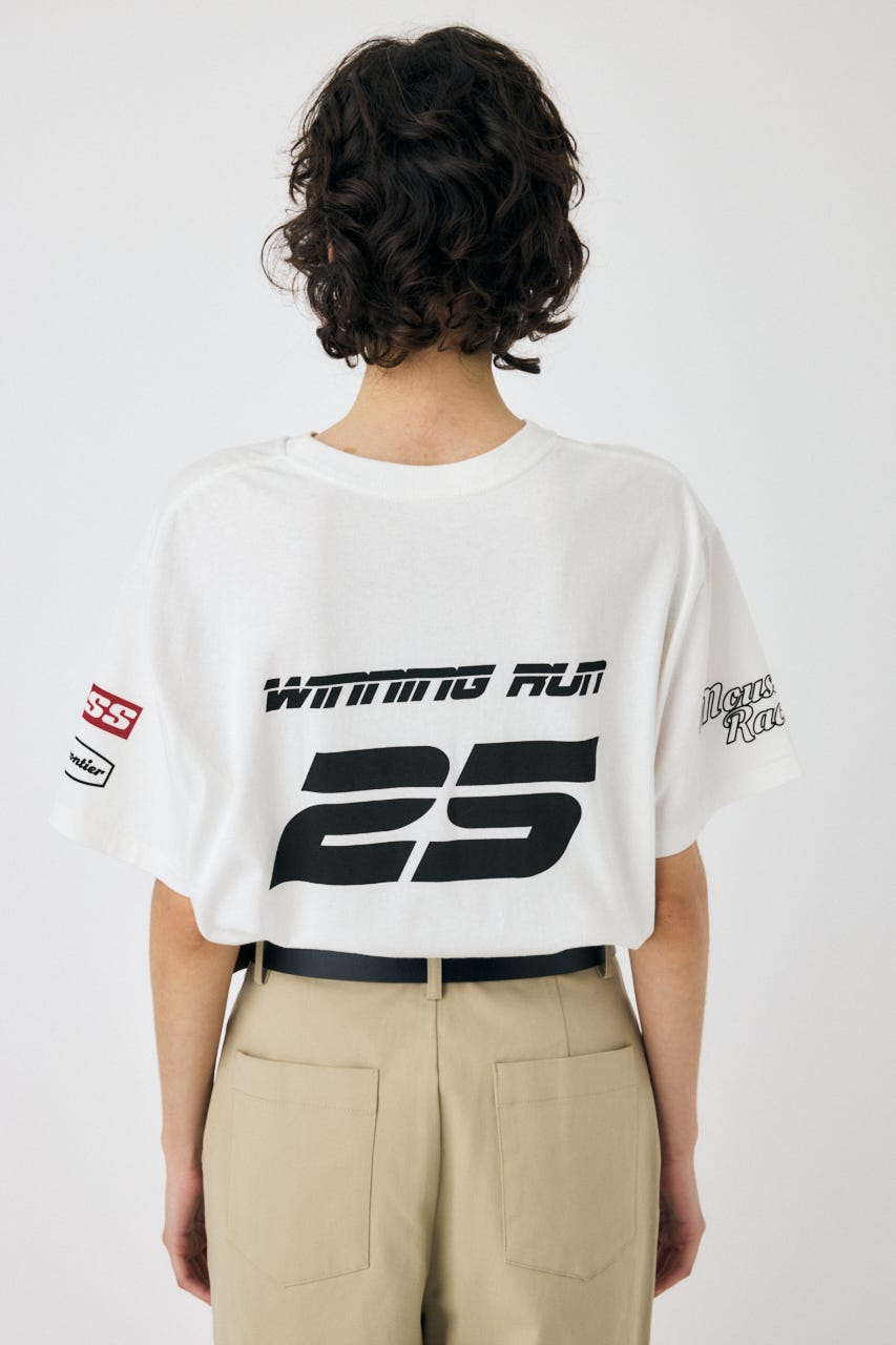 HONDA RACING BIG TEE WHT FREE