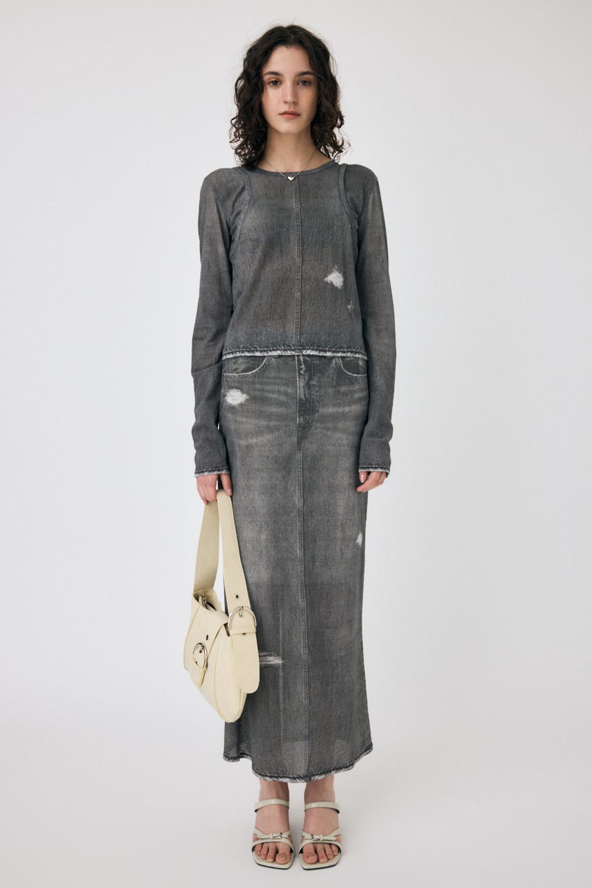 moussy ディズニーロンT Disney SERIES CREATED by MOUSSY tシャツ MD OT LAYERED ロング
