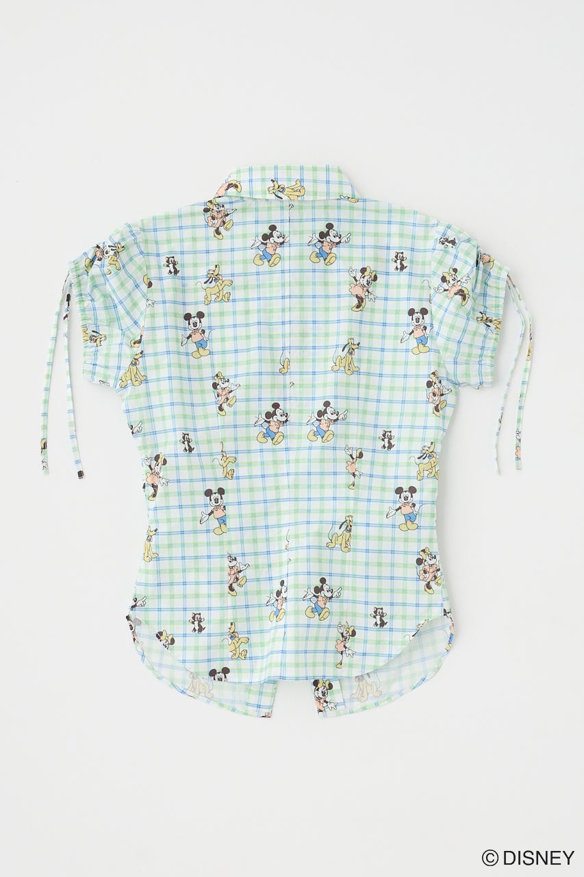 Disney SERIES CREATED by MUS | MD ZIP UP GATHER ブラウス (シャツ