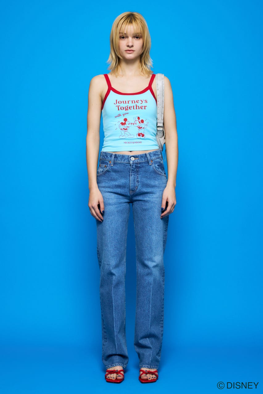 MD JOURNEYS COLOR TRIM キャミ L/BLU FREE
