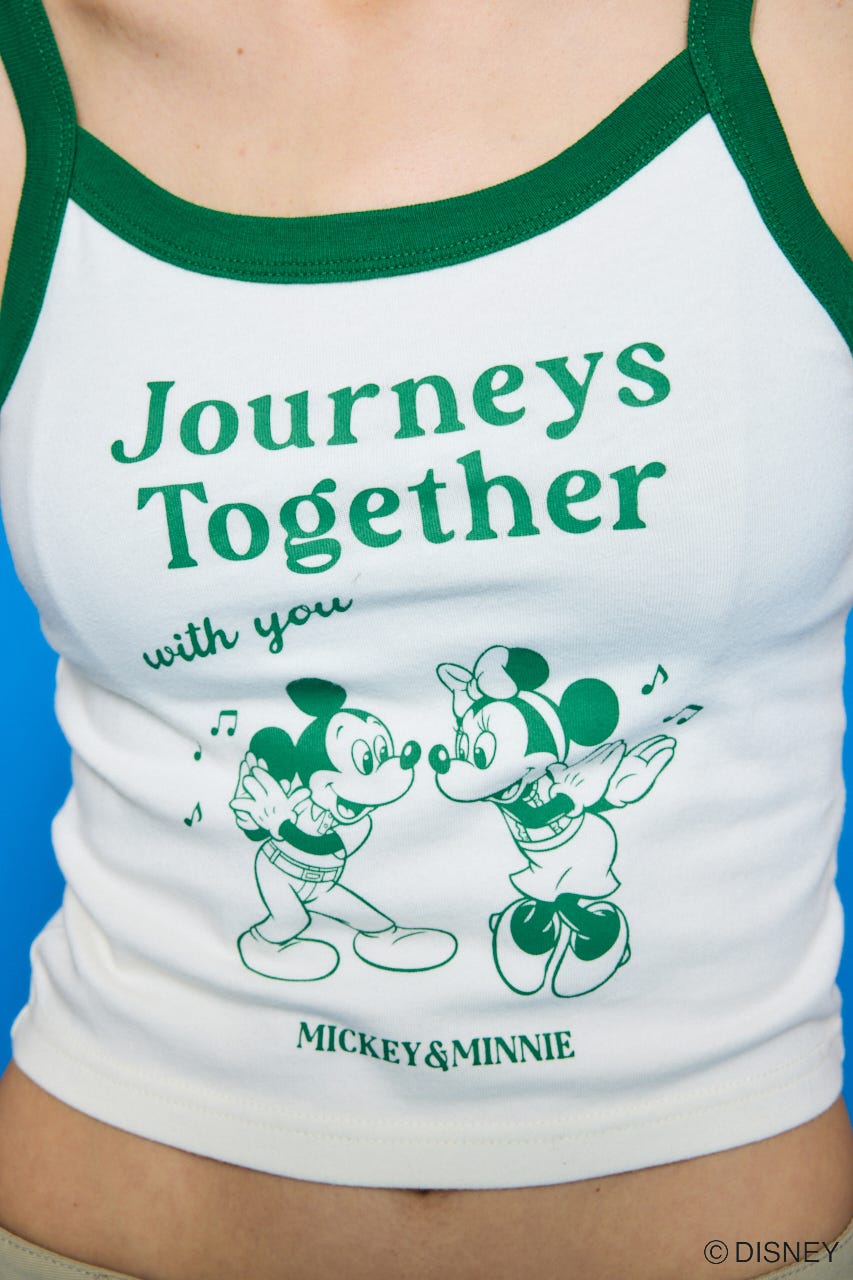 Disney SERIES CREATED by MUS | MD JOURNEYS COLOR TRIM キャミ
