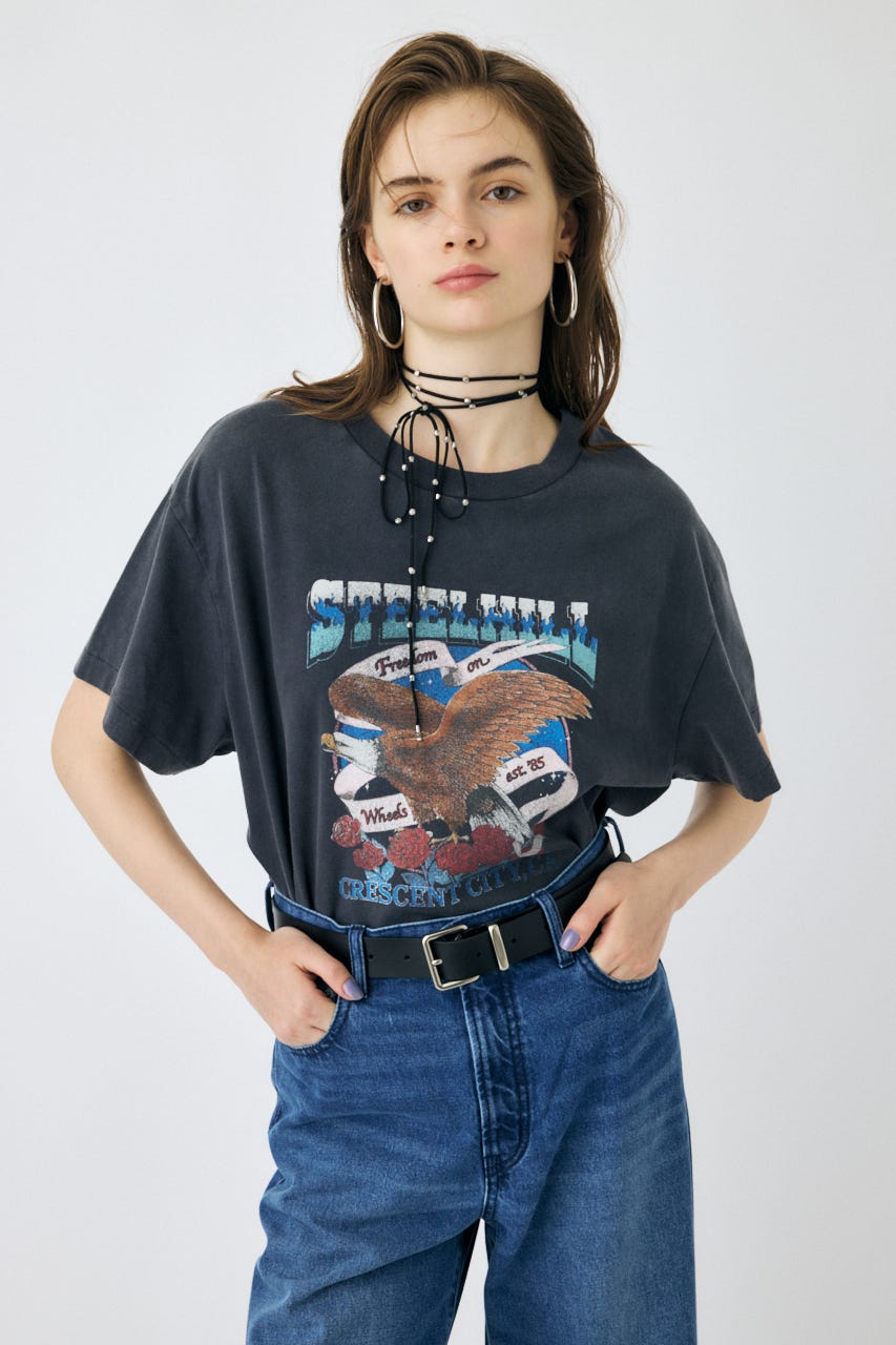 MOUSSY | CA MOTORSHOP Tシャツ (Tシャツ・カットソー(半袖