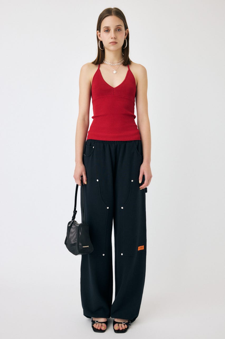 UOM DOUBLE KNEE スウェットパンツ サイズ2 MOUSSY | 【WEB限定再入荷】UOM DOUBLE KNEEスウェットパンツ