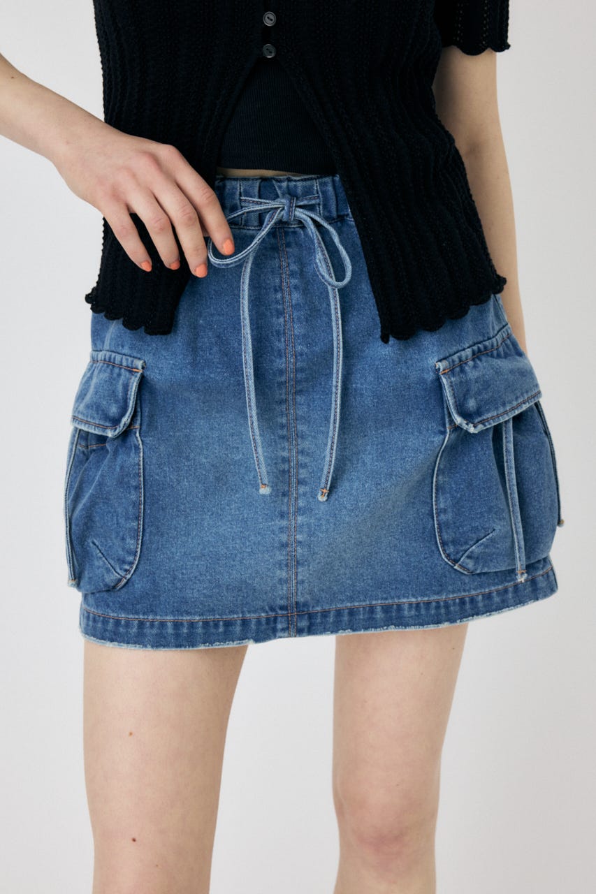 UTILITY DENIM スカート BLU 1