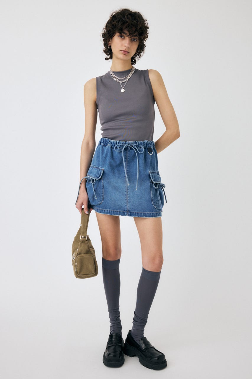 UTILITY DENIM スカート BLU 1