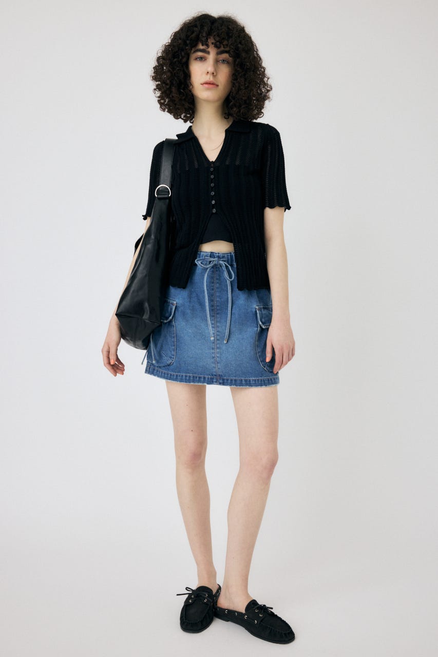UTILITY DENIM スカート BLU 1