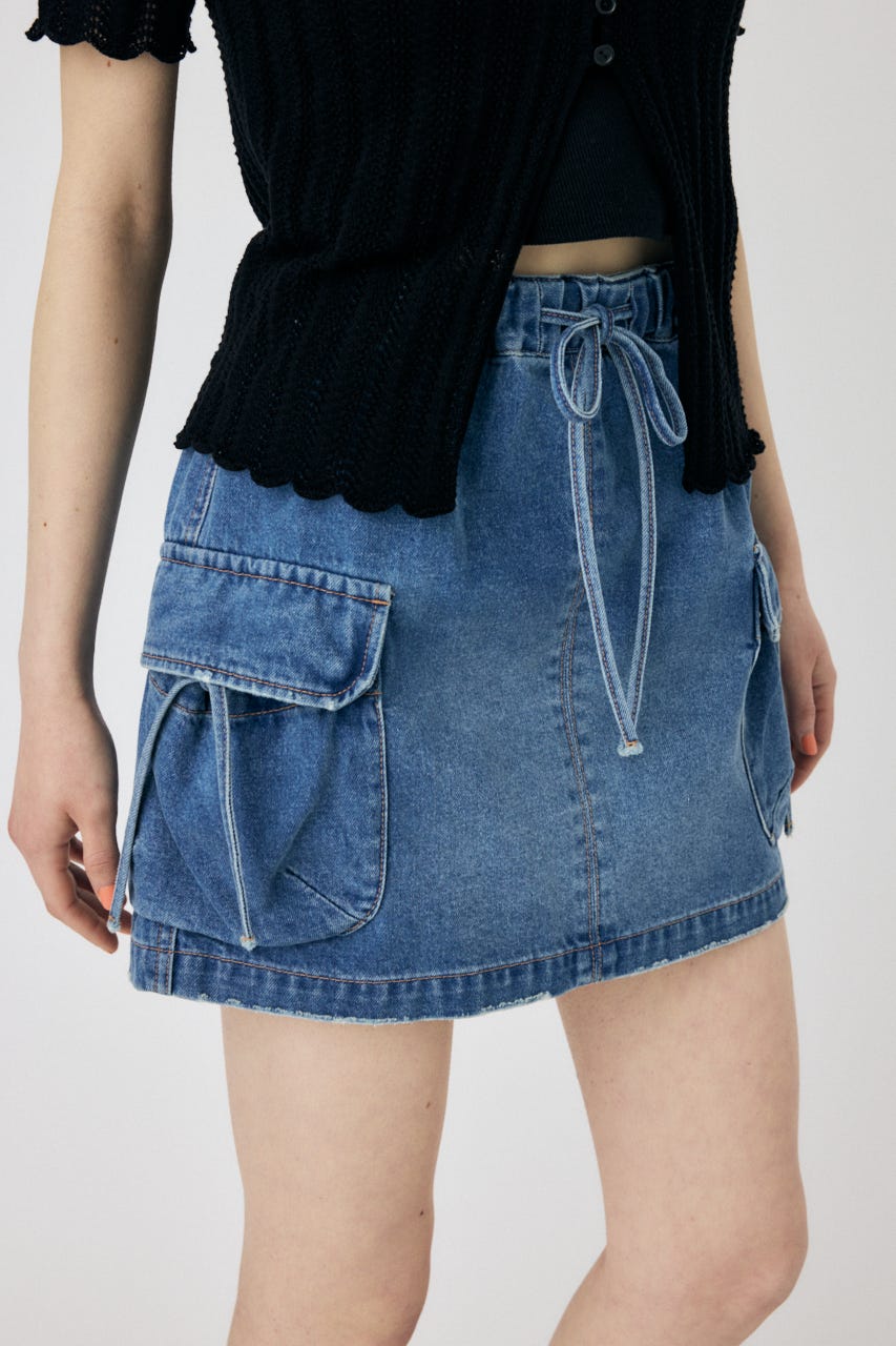 UTILITY DENIM スカート BLU 1